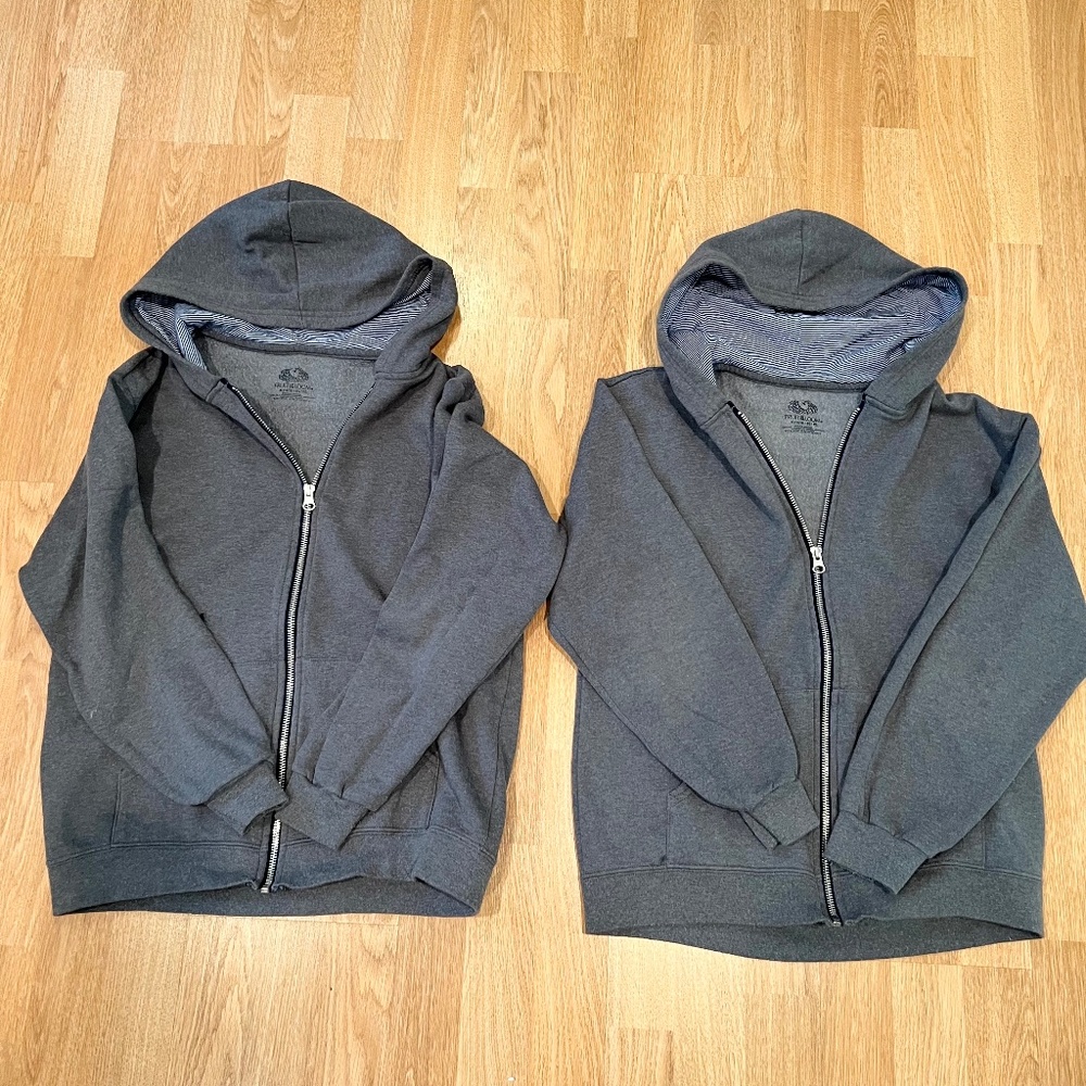 Fruit of the Loom Boy's Fleece Hoodie - 2 Pack